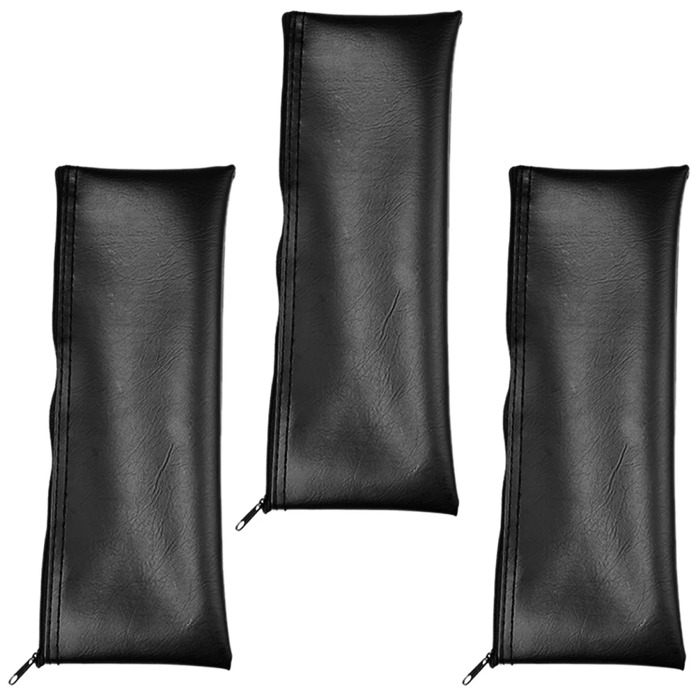 

3Pcs Microphone Carrying Bags Cordless Mic Organizer Cases Portable Zipper Storage Pouches Travel Protective