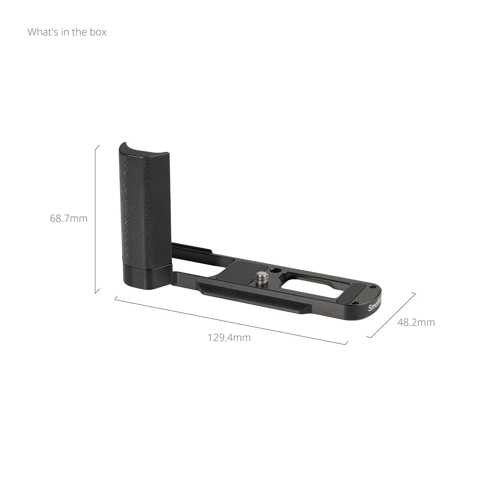SmallRig L-vormige montageplaatgreep voor Panasonic LUMIX L10 Ingebouwde siliconenhandgreep wArca-Swiss Quick Release Plate voor statief