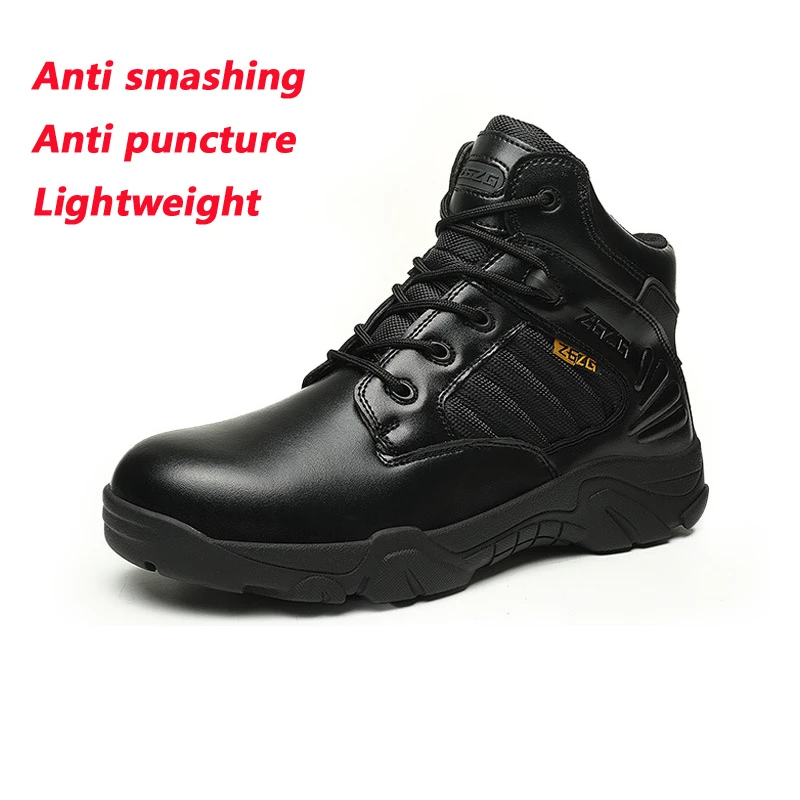 chaussures-de-securite-de-luxe-pour-hommes-bottes-de-combat-anti-ecrasement-et-anti-percage-coupe-haute-bottes-du-desert-d'exterieur-chaussures-de-protection-resistantes-a-l'usure