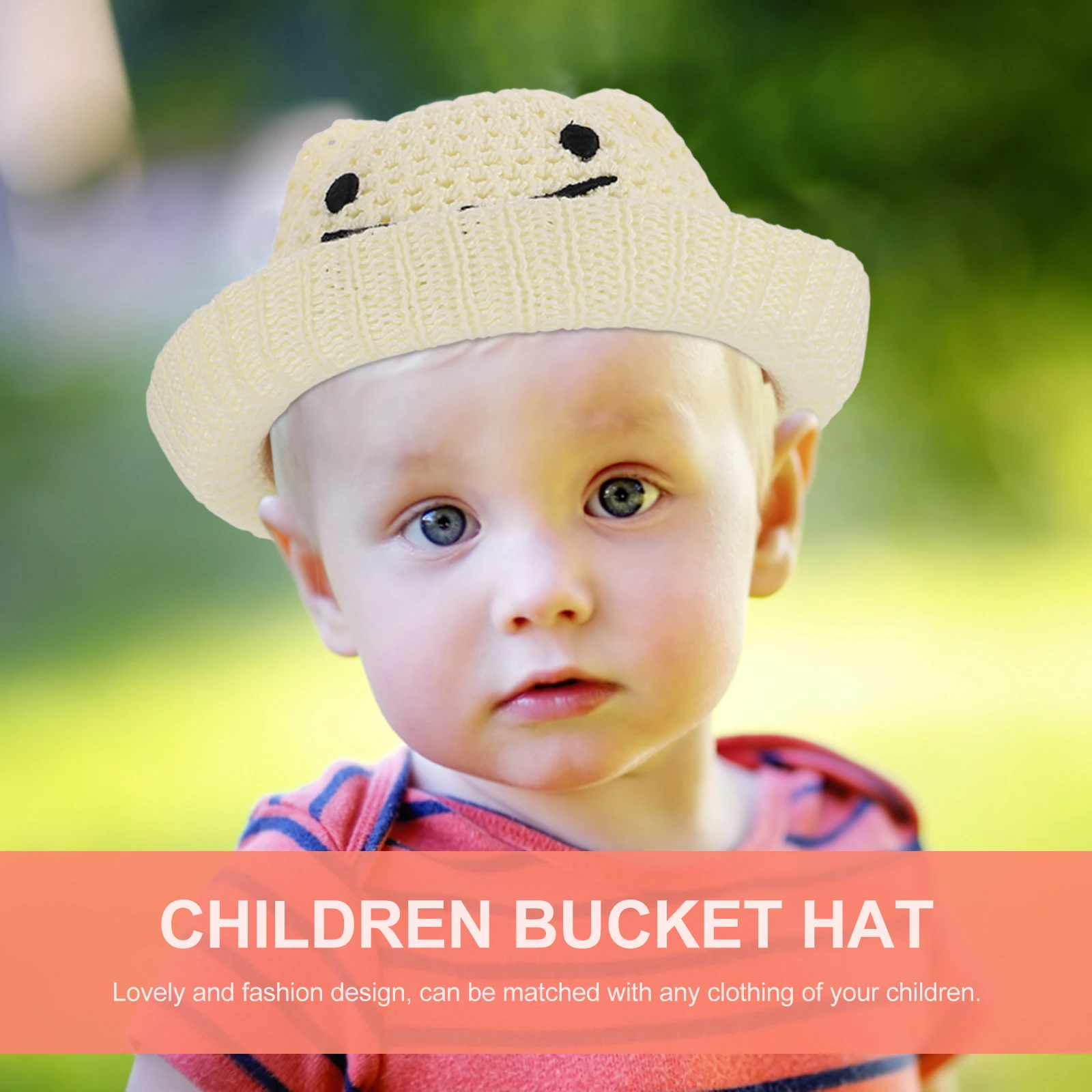 

Woven Straw Children Hats Kids Bucket Sun Hat for Summer Beach Travel Outdoor Activities 48 52CM Breathable Comfortable