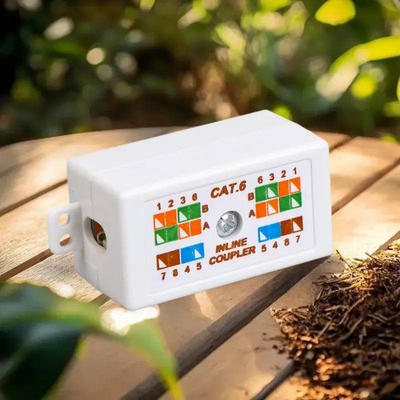 1 قطعة مضمنة Punchdown كرون مقرنة النجار ل Cat6/Cat5E إيثرنت كابلات الشبكة RJ45 صندوق معلومات سطح المكتب صندوق وصلات