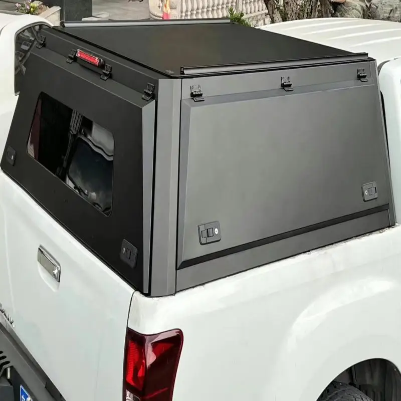 

Aluminum Alloy Topper Camper Pickup Truck Tonneau Cover Canopy for Ranger with Water tank Customized