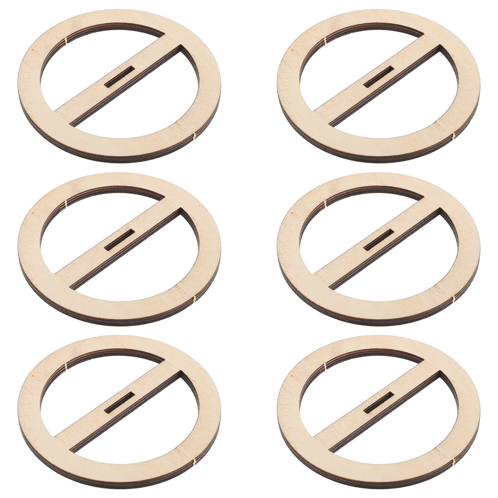 

6Pcs Wick Holders Wooden Centering Device Universal Wick Stabilizer Bar for DIY Mason Jar Making Supplies