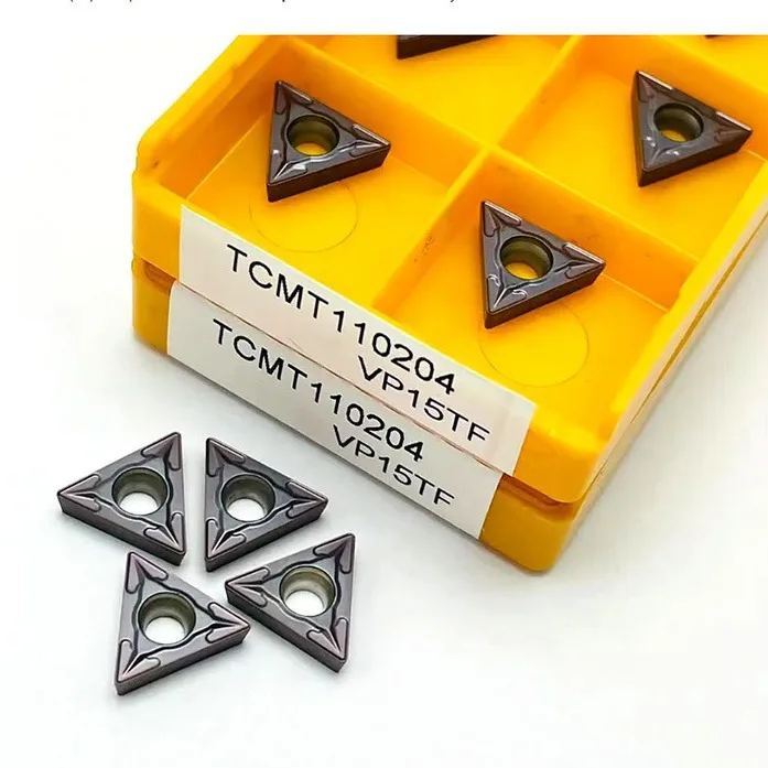 10 Stück TCMT110204 UE6020 US735 Hartmetall-Werkzeug Hochwertiges Schneidwerkzeug TCMT110204 VP15TF Drehmeißeleinsatz – Detail 2