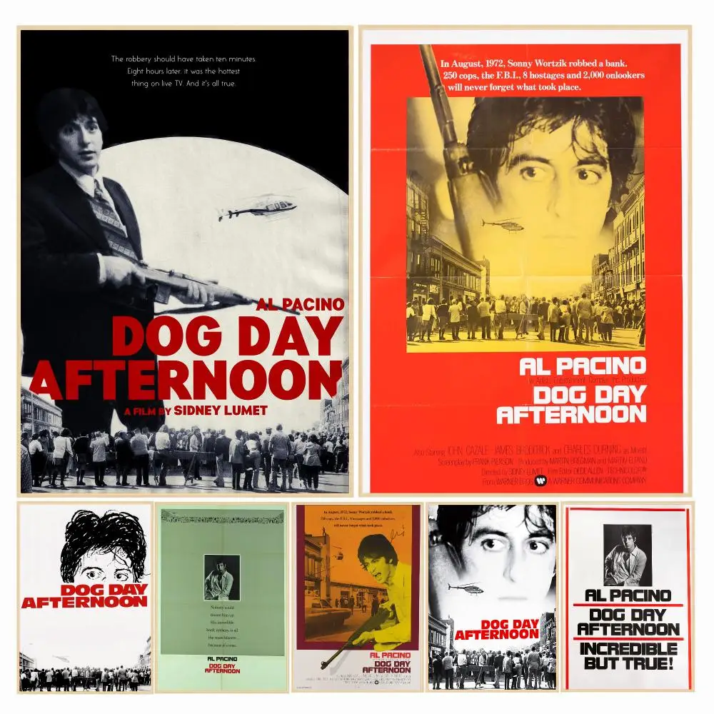 classic movie D-Dog Day Afternoon-N Painting Calligraphy Boho Botanical Decor for Living Room Elegant Home Style