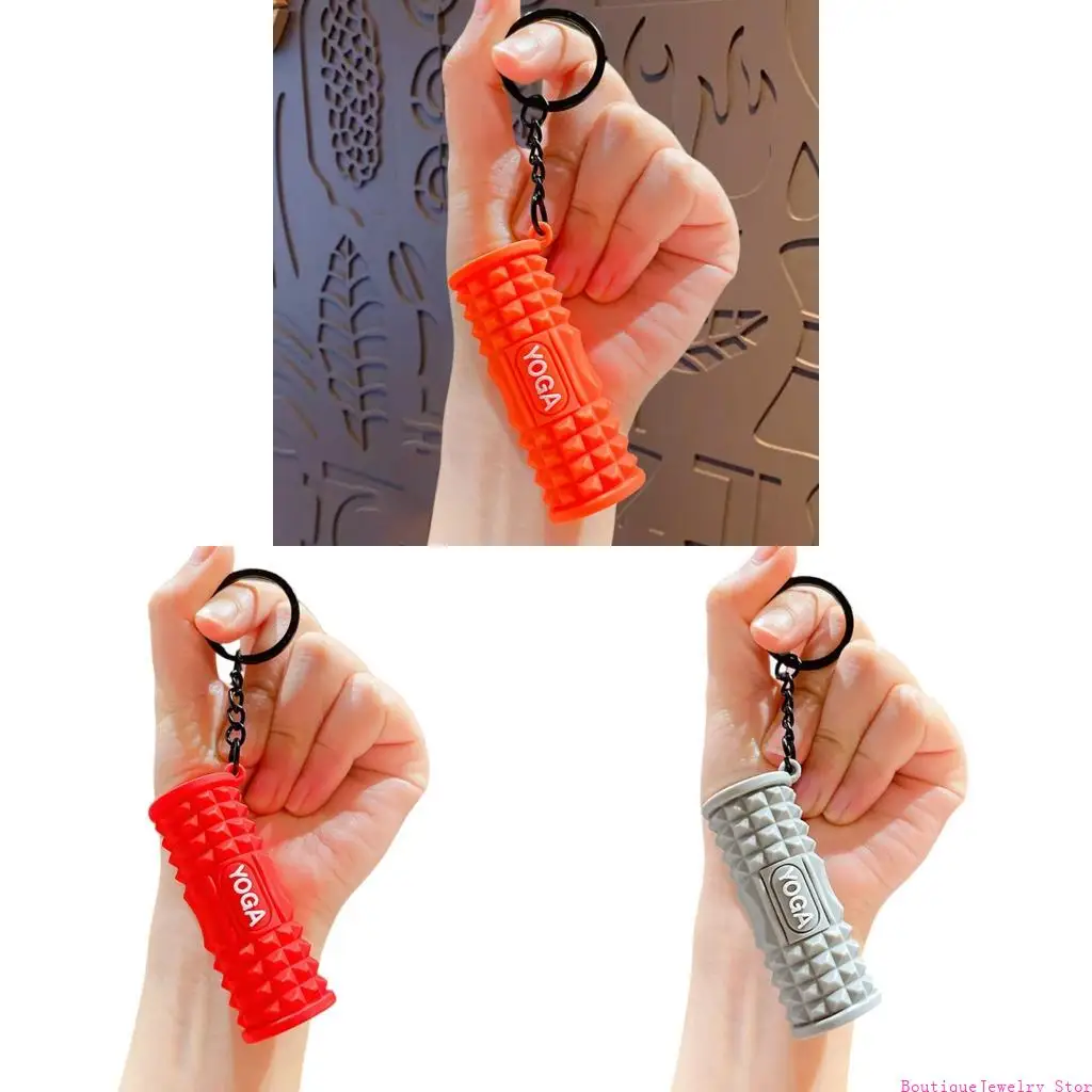 E1PE Mini PVC Yoga Roller Charm Perfect For Sports Enthusiasts And Friend