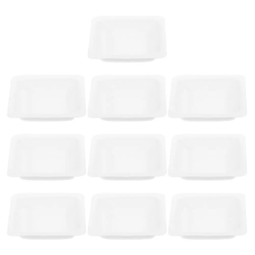 10Pcs Lab Weigh Boats Plastic Weighing Dishes for Accurate Powder Liquid Weighing Classroom Research Chemistry Epoxy Resin Scale