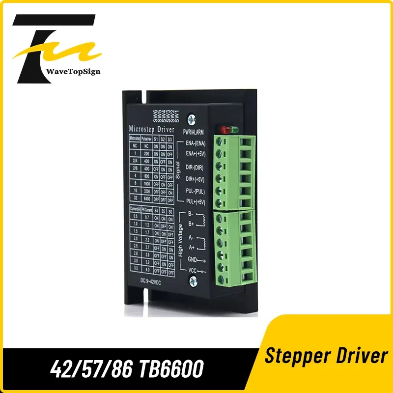 Boding 42/57/86 TB6600 Wood Router Machine Stepper Motor Driver 32 Segments Upgraded Version 4.0A 9-42VDC Milling Kits