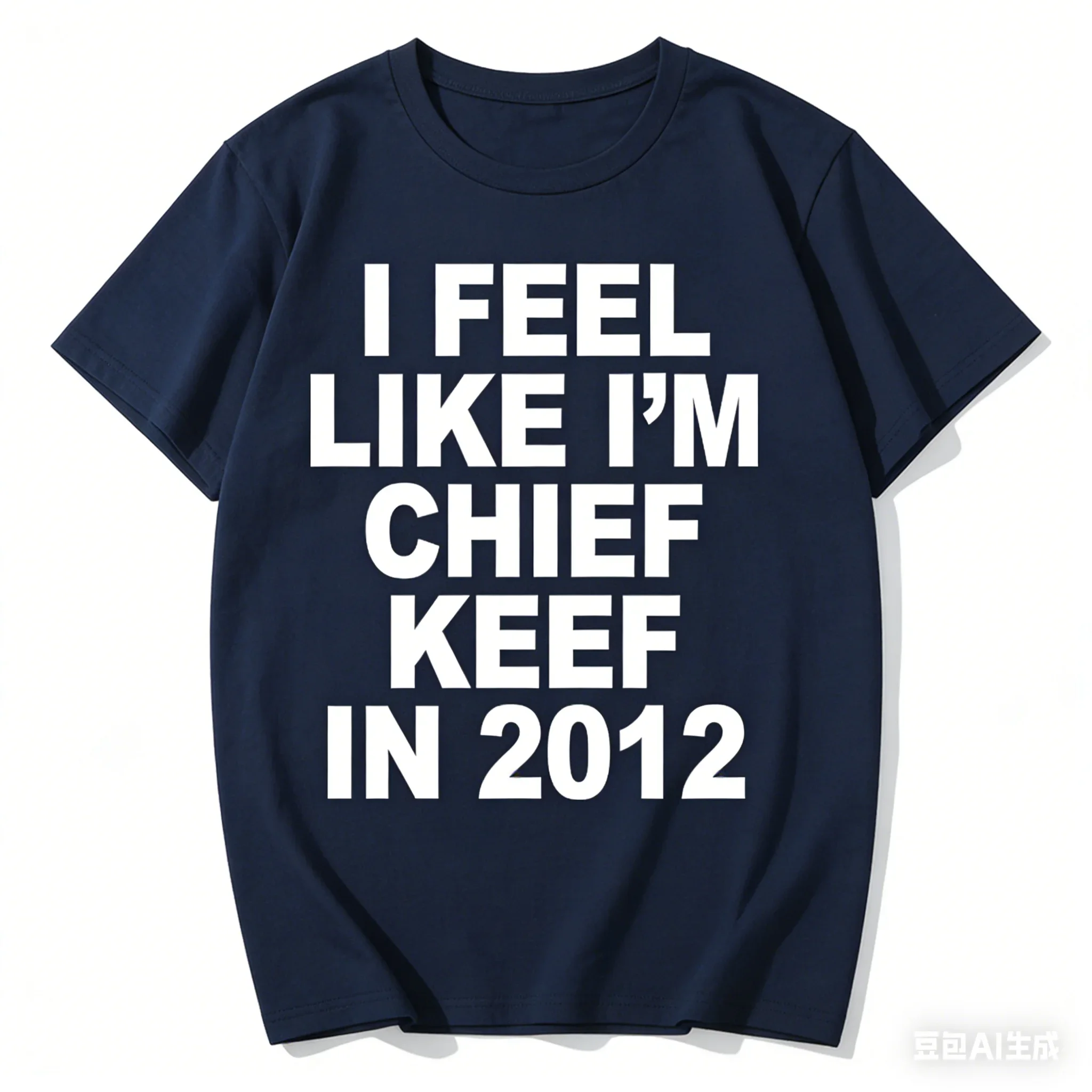 Wom I Feel Like Chief Keef in 2012 Graphic Print Tshirt SummWomen Fashion Trend Hip Hop Simplicity T Shirts