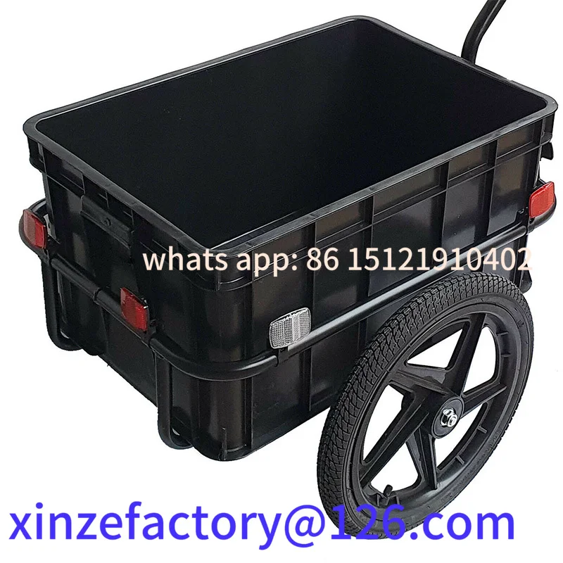 

Be suitable for Folding Detachable Bicycle Trailer Bike Cargo Trolley Cart With Wheels