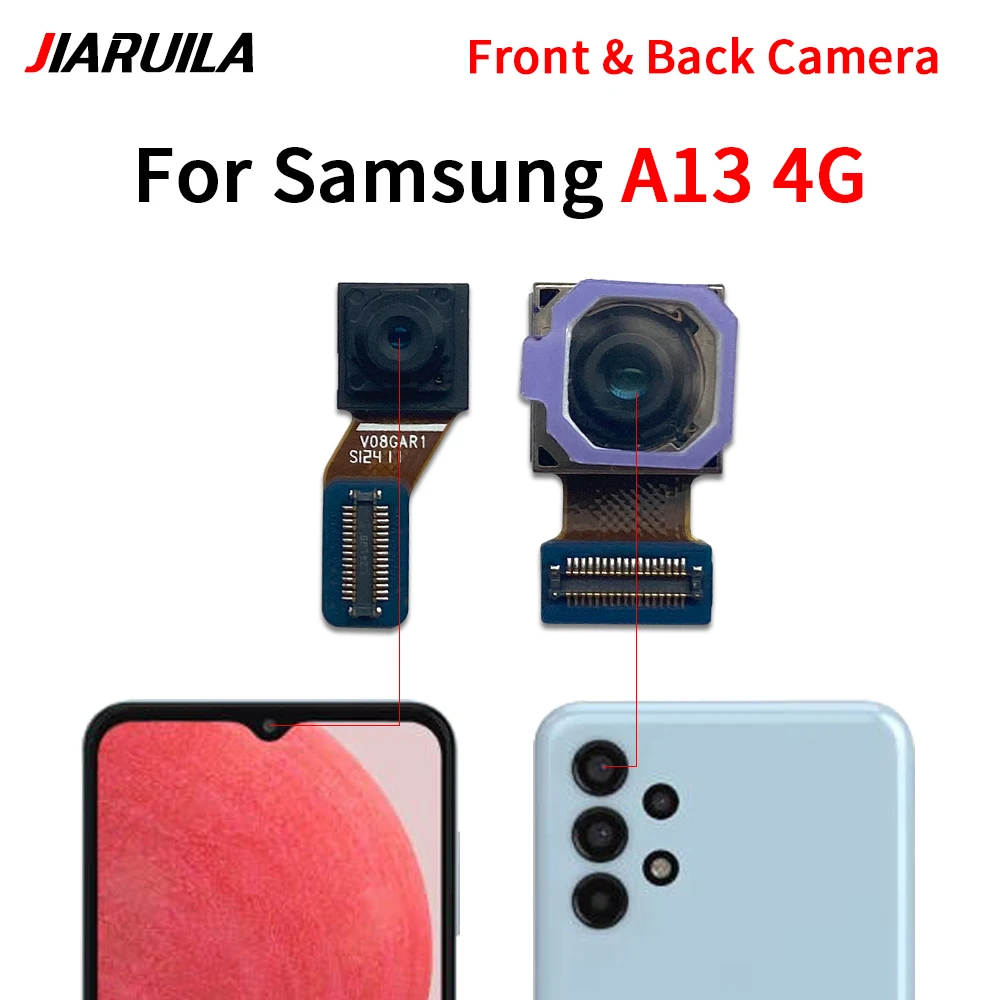 Rear Camera For Samsung A12 A13 4G A14 4G A13 5G A14 5G Front Camera Back Main Rear Camera Module Flex Replacement Parts