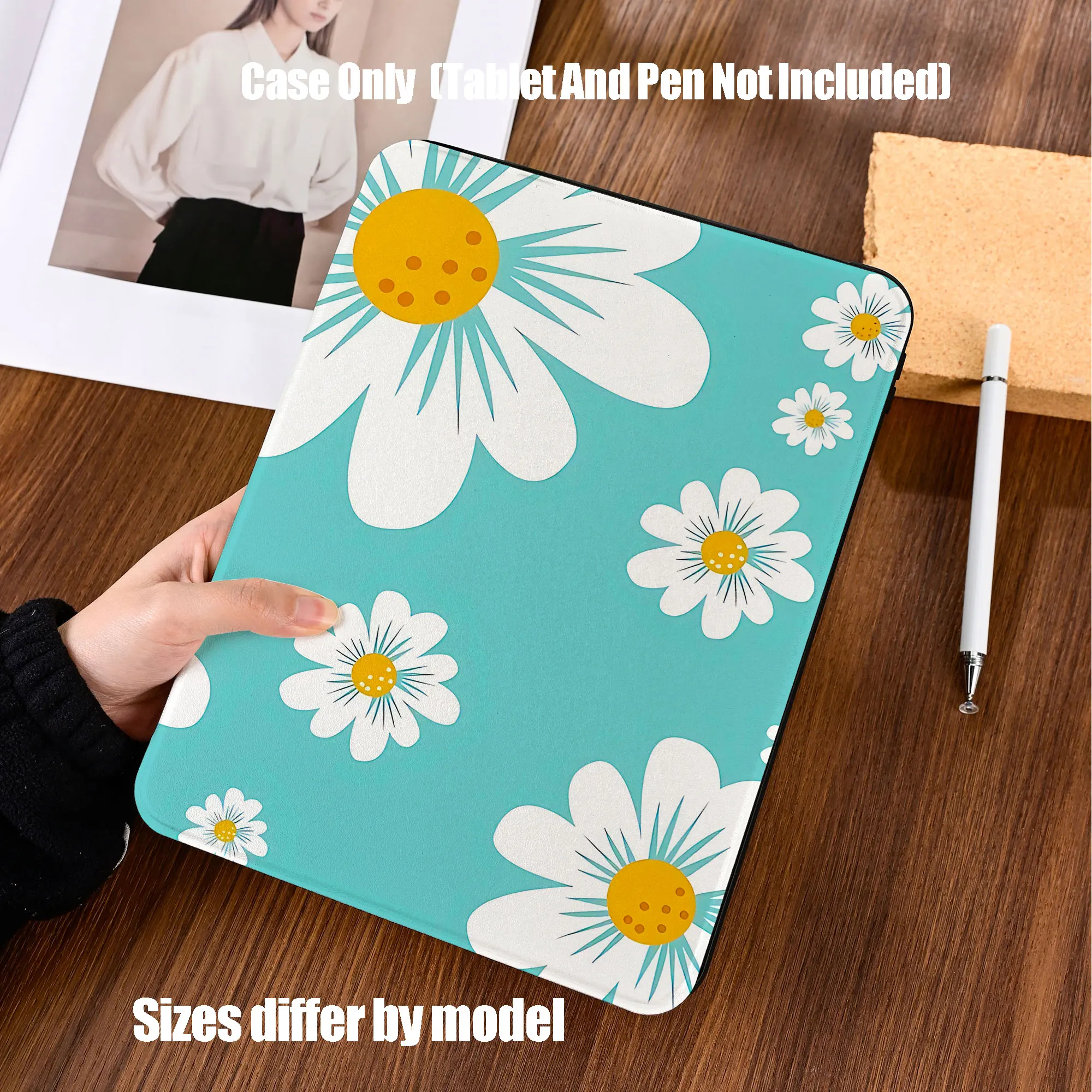 Shockproof TPU Tablet Protective Case with Pencil Holder Auto Sleep Wake for Apple /Samsung/Xiaomi/Redmi/Huawei/Honor