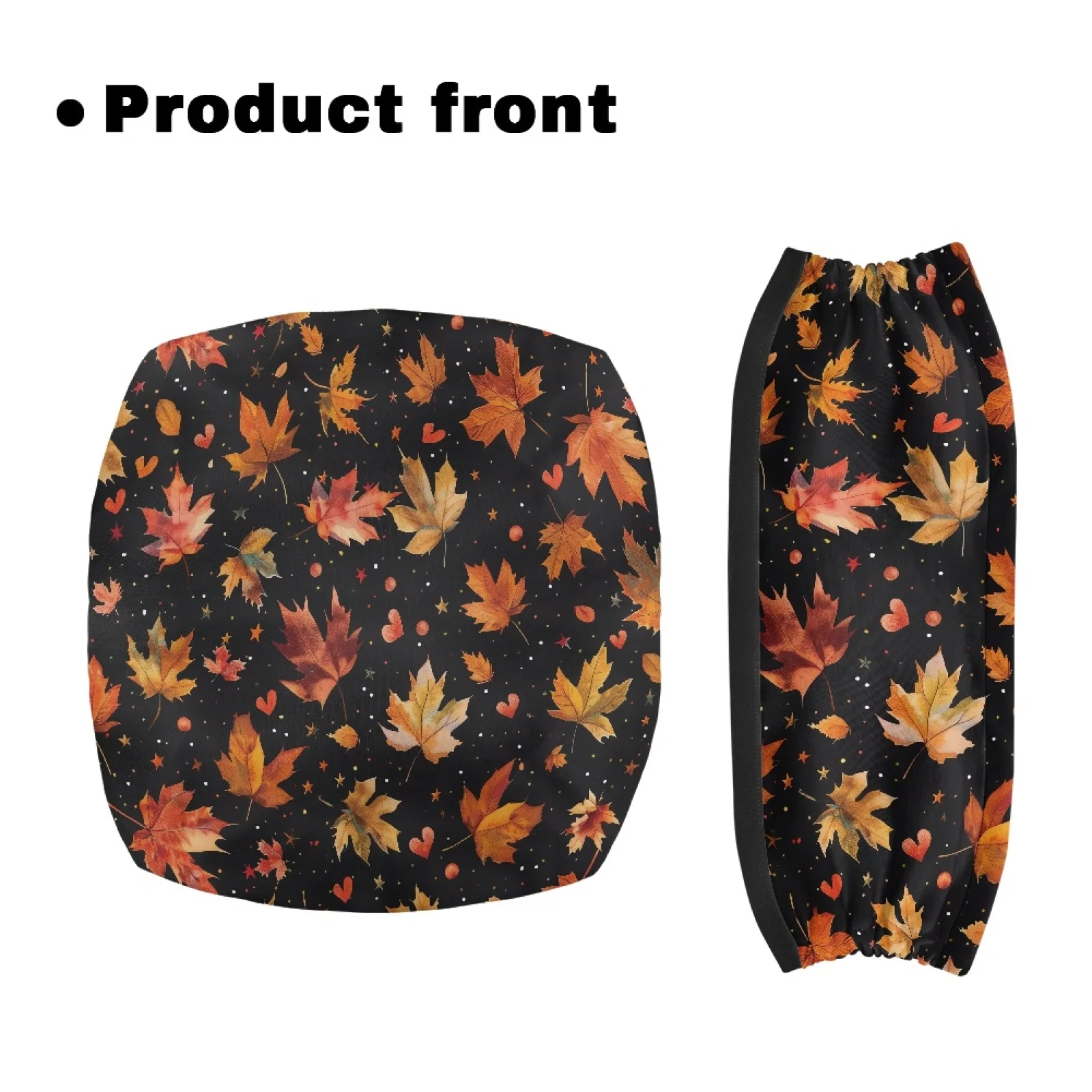 Coloranimal Easy Install Adjustable 2 Pcs Walker Seat Cushion for Seniors Adult for Indoor Maple Leaf