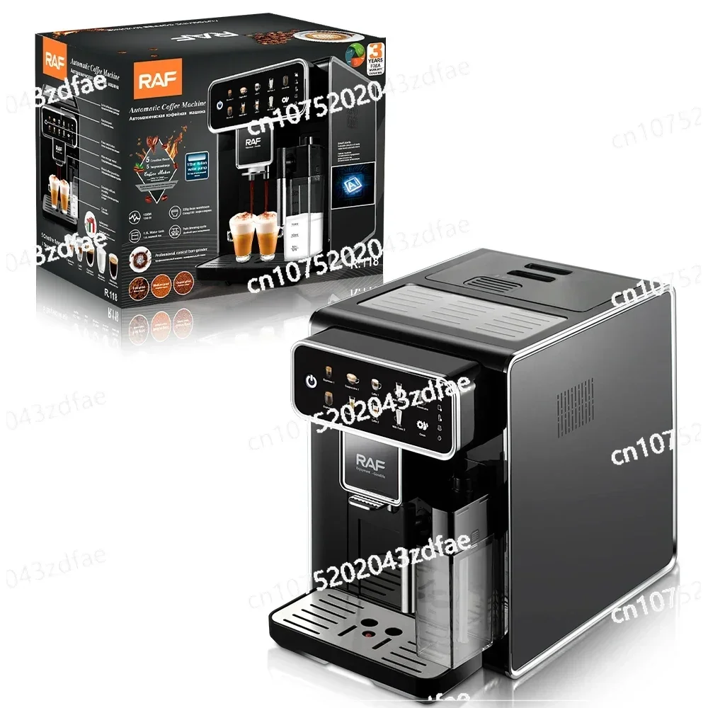 RFA New Commercial Full Automatic Smart Coffee Makers Espresso Cappuccino Latte Coffee Machine With Milk Tank