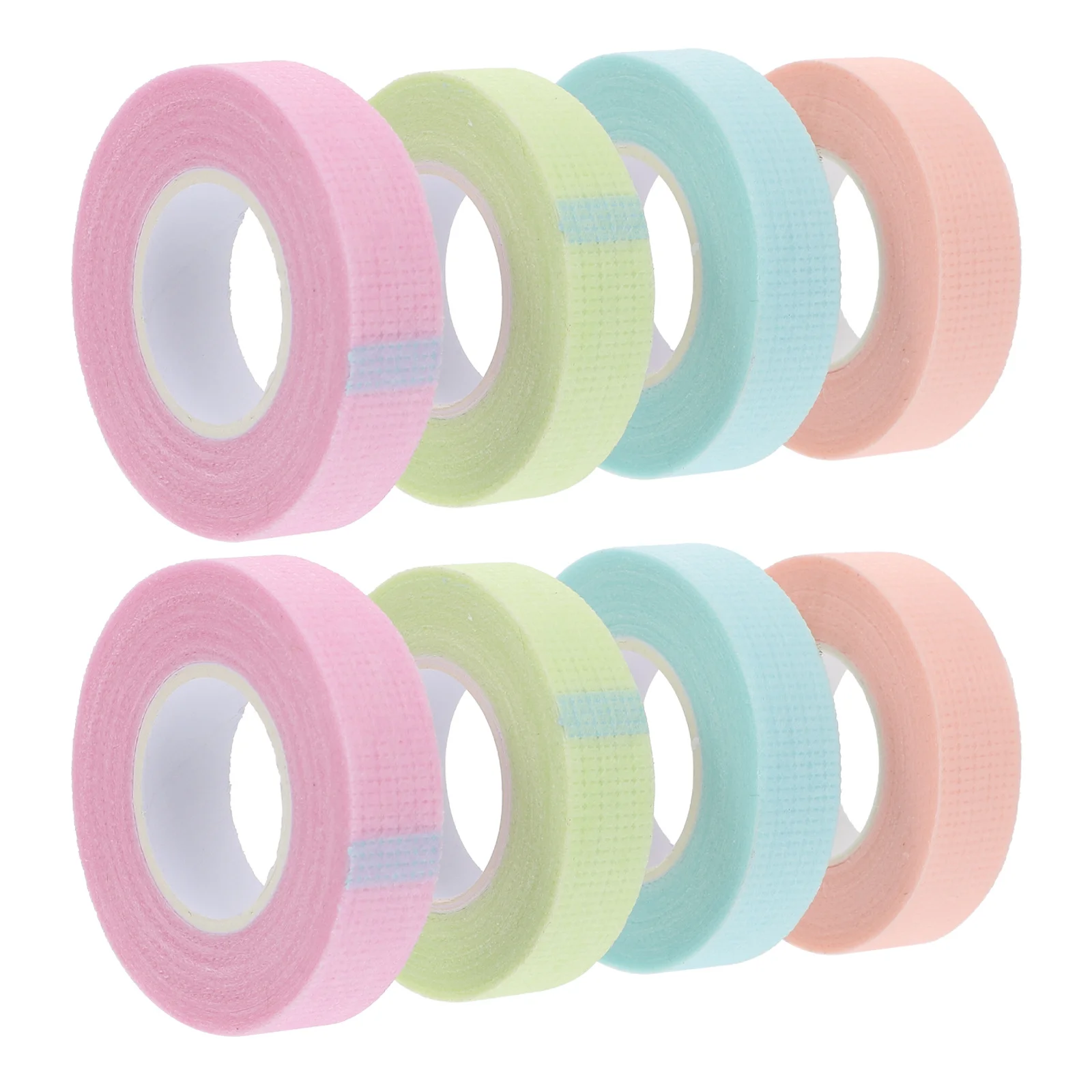 

2pcs 8 Rolls Disposable Eyelash Extension Bands Non-Woven Tape Rolls For Salon Eye Beauty Care Makeup Tapes One-Size Fits All