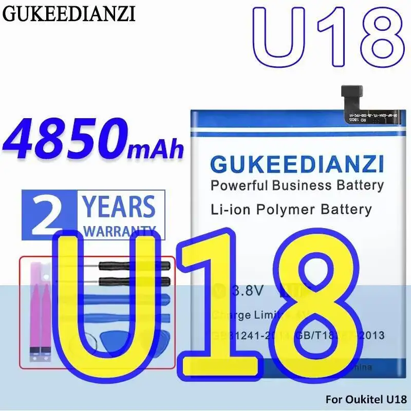 

4850 мАч для мобильного телефона Oukitel U18, долговечный аккумулятор