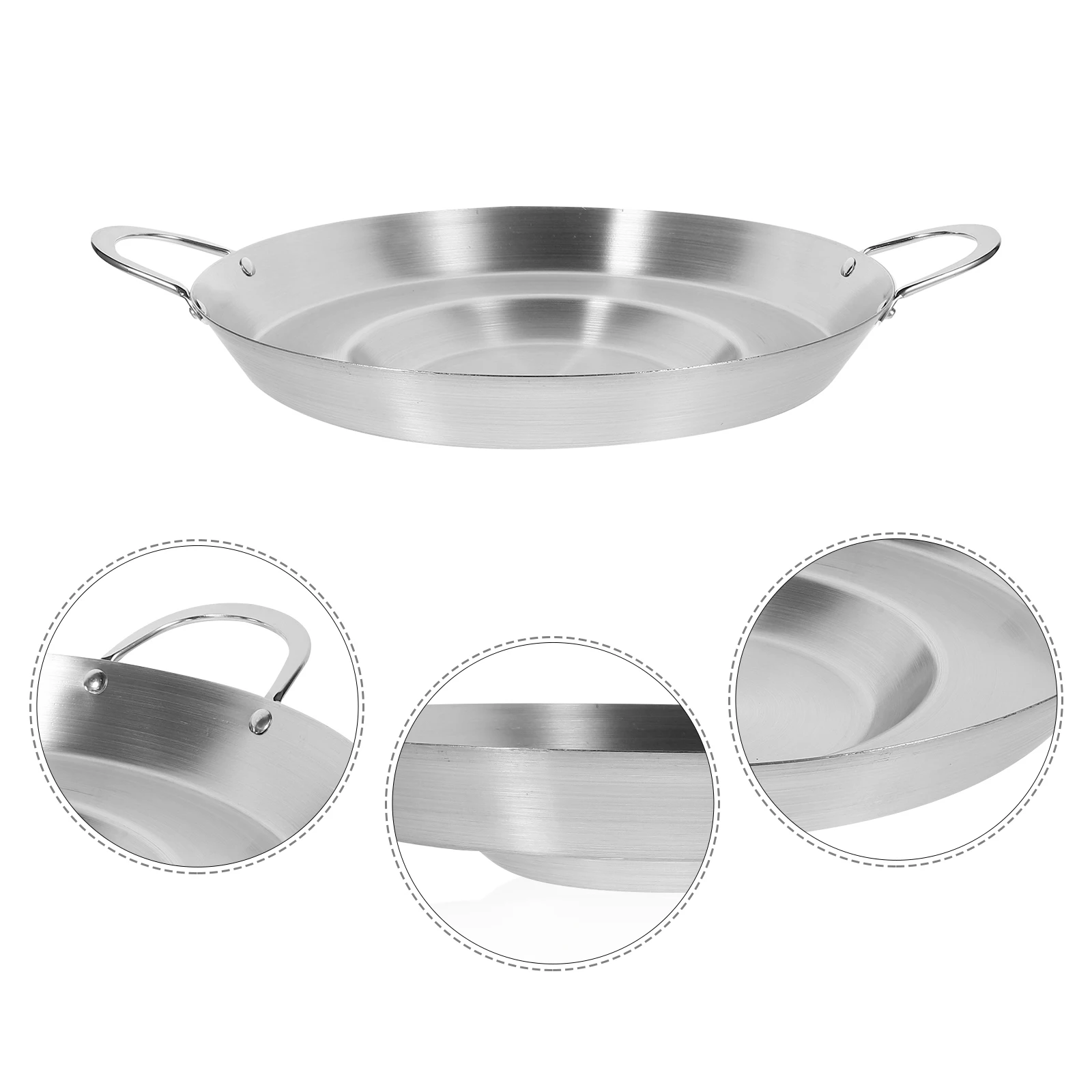 

Stainless Steel Frying Pan Flat Pot Deep Fryers Cooking Wok Skillet Griddle Pans Potato Fryer Outdoor Camping Kitchen Use