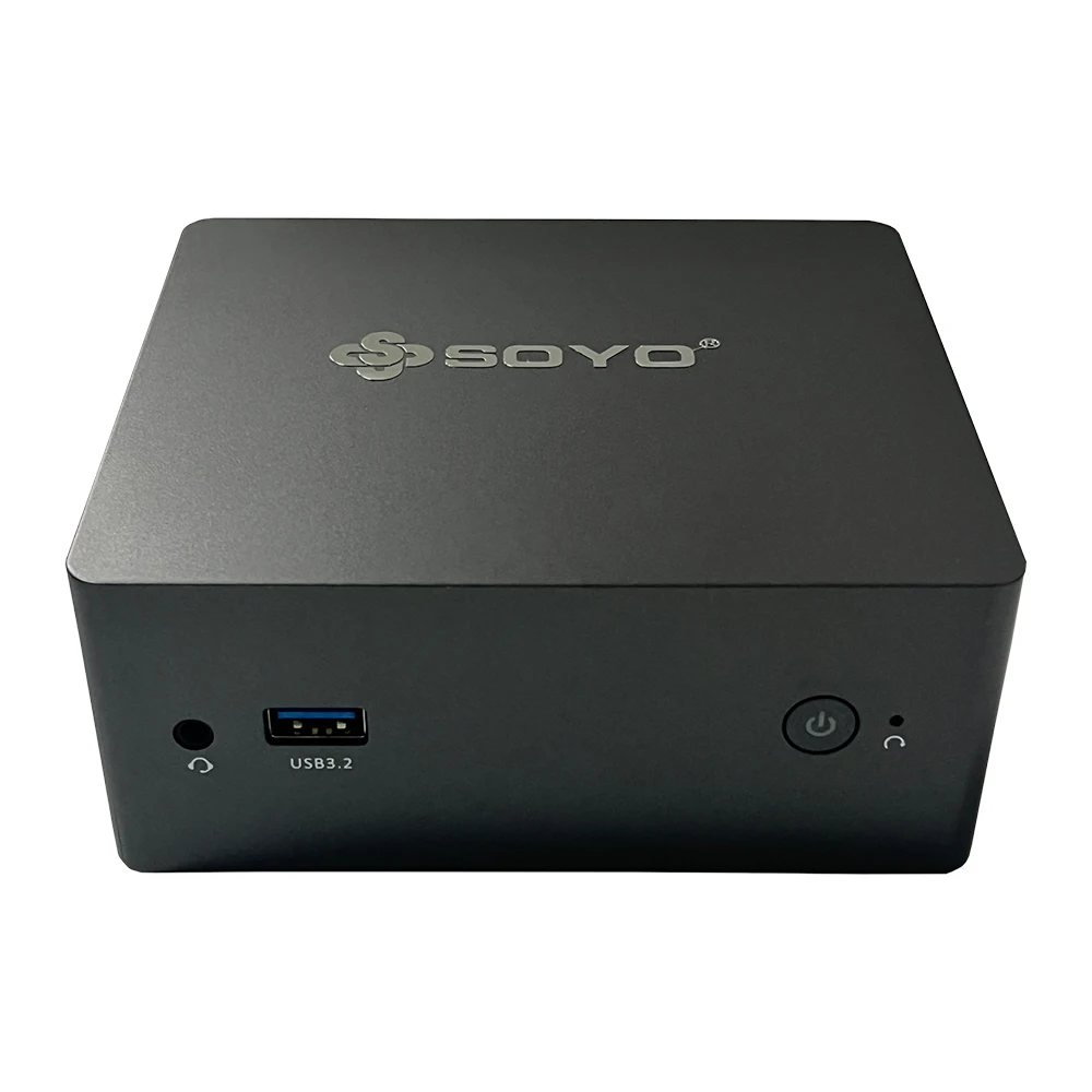 SOYO-Mini PC M2PLUS, 8/16GB de RAM, 256/512GBSSD, Intel Celeron N100, Windows 11 Pro-compacto e Ideal para el hogar, negocios y juegos