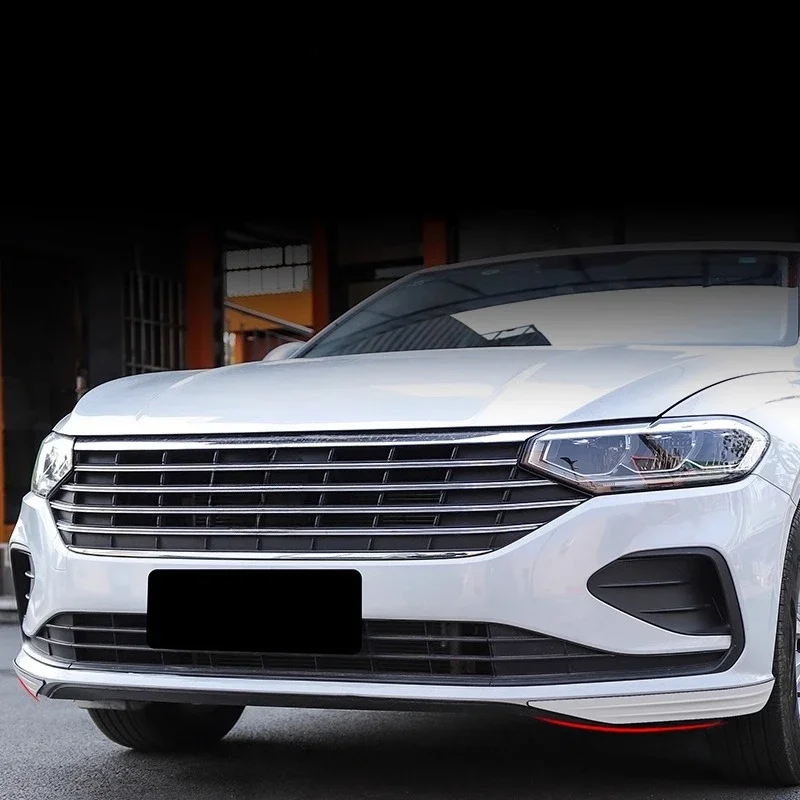 

For Volkswagen2018-2025 LAVIDA PLUS Front Lip Front Bumper Bumper Crash Strip Front Corner Retrofit Accessories