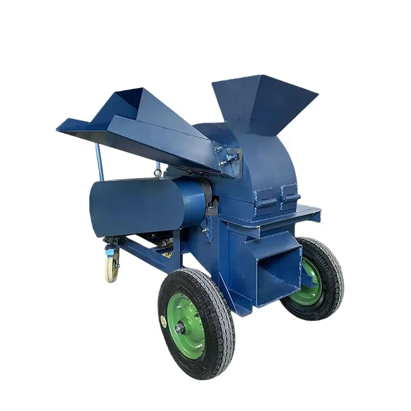 Multi-Functional Wood Straw Crusher And Hay Cutter | Sawdust Machine For Garden And Sawmill Use Versatile Wood Straw Crusher