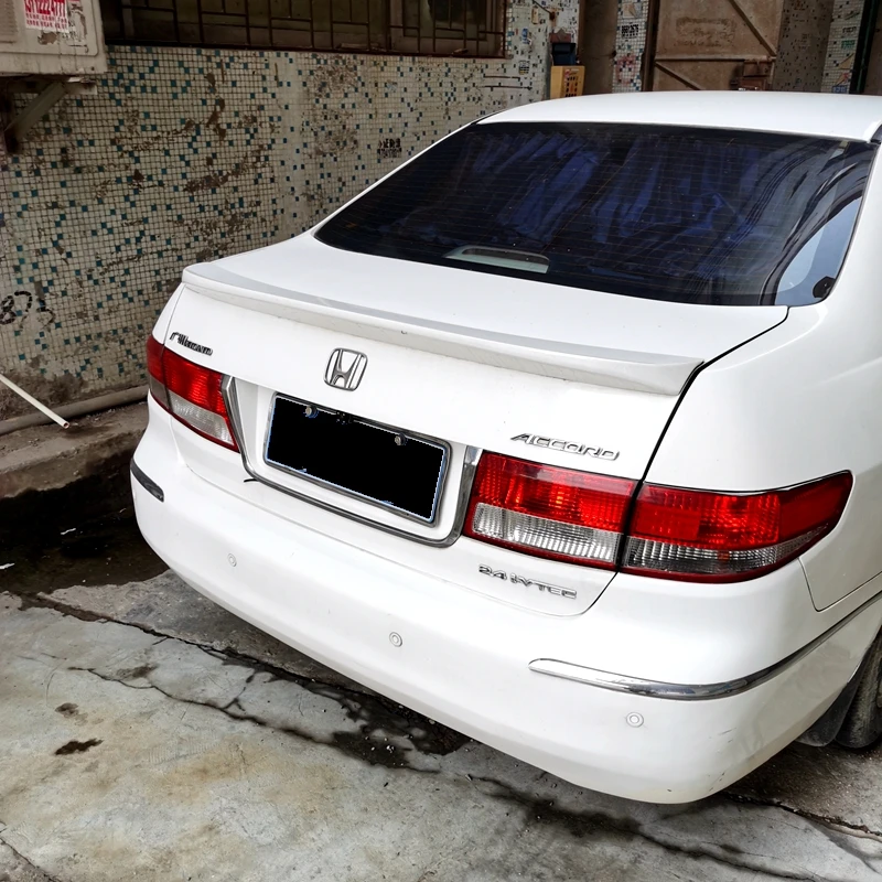 For Honda Accord  Spoiler 2003 2004 2005 2006  Accord Spoiler ABS plastic Material Car Rear Wing Color Rear Spoiler