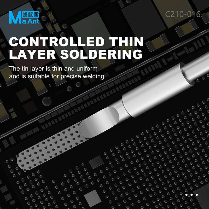MaAnt C210-016 Micro Flat Soldering Iron Tip for Phone FPC Multi Pin Cable Desoldering Phone PCB Repair Tools