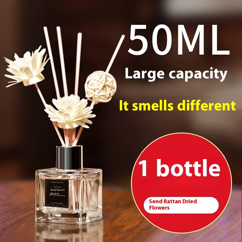 Flameless Aromatherapy Essential Oil Smoke Household Indoor Lasting Air Freshener Rattan Fragrance Bathroom Perfume Ornament