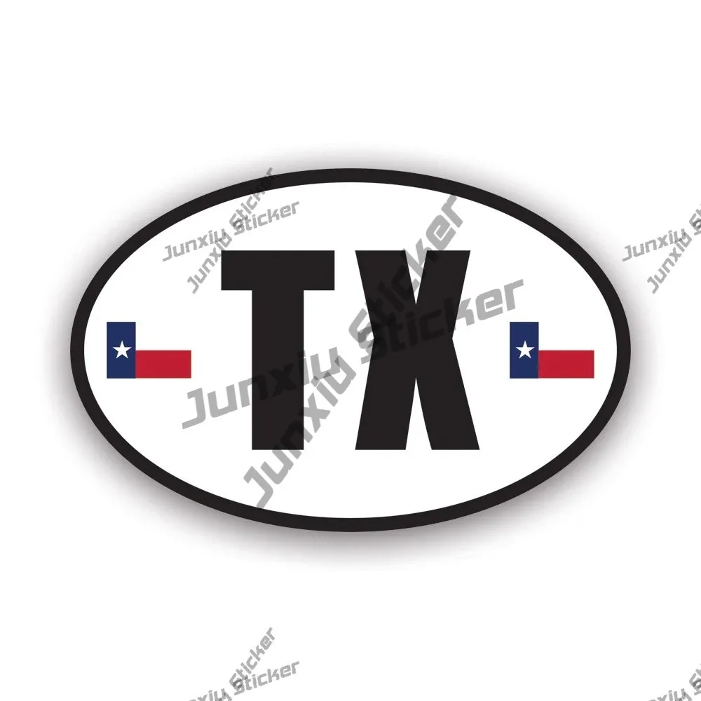 

Флаг Техаса Америки, код страны, Tx, овальная наклейка, автомобильная УФ-защита, наклейка, аксессуары, украшение на костяшки пальцев для внедорожников, патриотизма, кемпера
