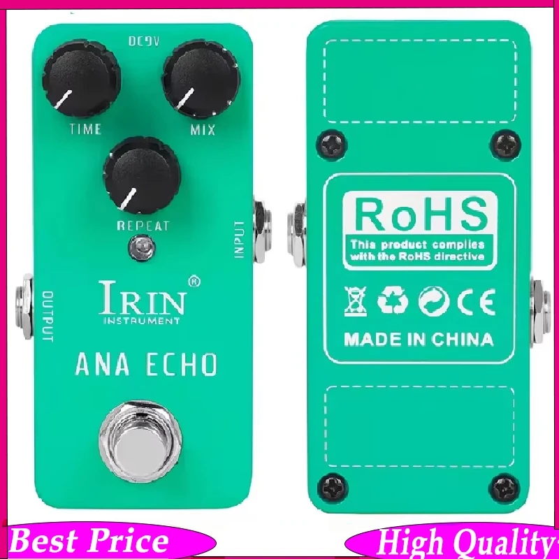 IRIN RS-10 Ana Echo Guitar Effect Pedal Smooth Analog Delay Effects True Bypass Pure Analog Line Pedals Guitar Accessories ﻿