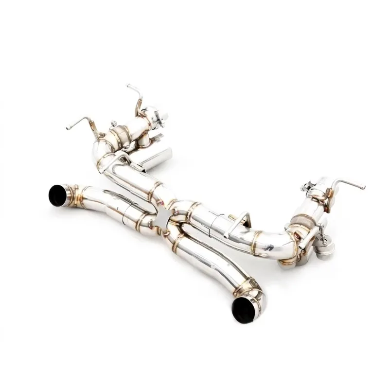 Stainless Steel Mirror Polished 1.5mm Thickness Exhaust Downpipe High-Performance Upgraded Exhaust Pipe   h003