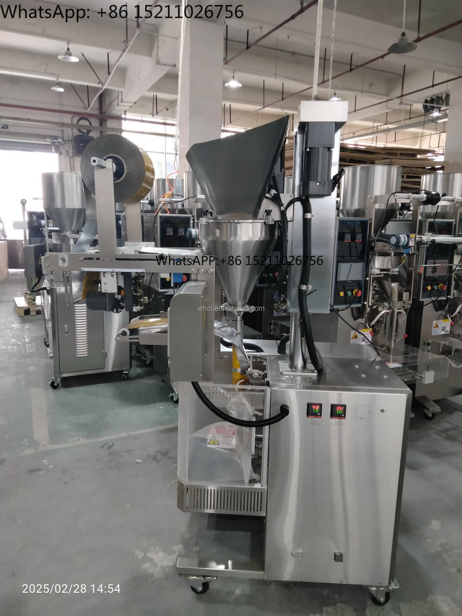 Automatic High Speed Powder Stick  Sachet Packing Machine for 1g-30g Powder: Collagen/Protein/Coffee/Spice/Vanilla