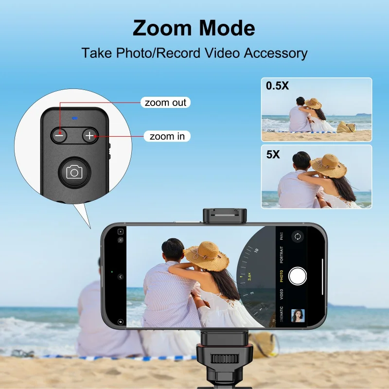 RC01 Wireless Bluetooth Remote Control for Canon RP R3 R5C R6 50 R8 R5 Mark II 800D 850D Nikon Zfc Z30 Z5 Z7II Z6II Z50 COOLPIX