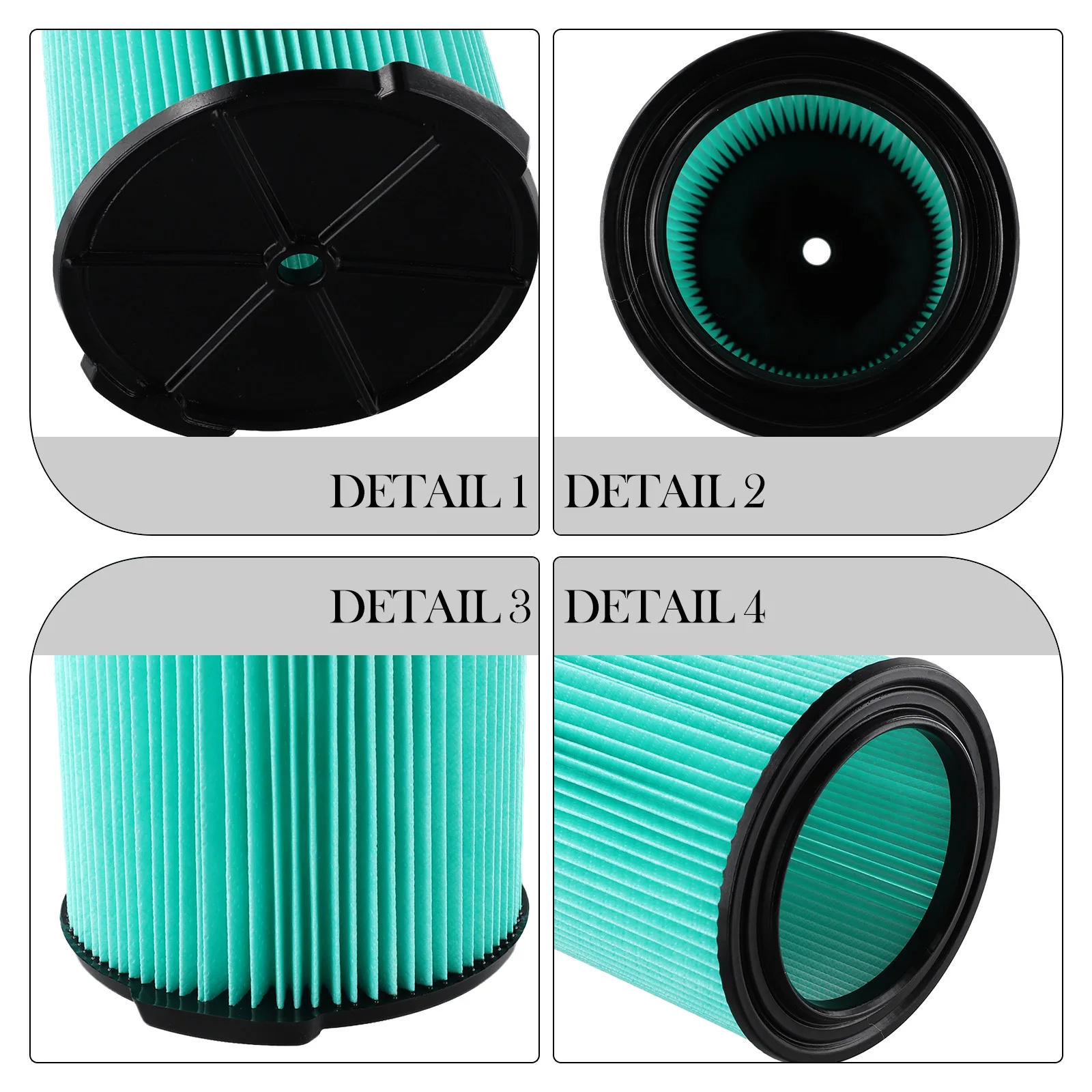 3-layer Filtration Filter Element Filter Replacement Filtration Filter Element For Ridgid Vacuum Cleaner Vf3500 Vf4000