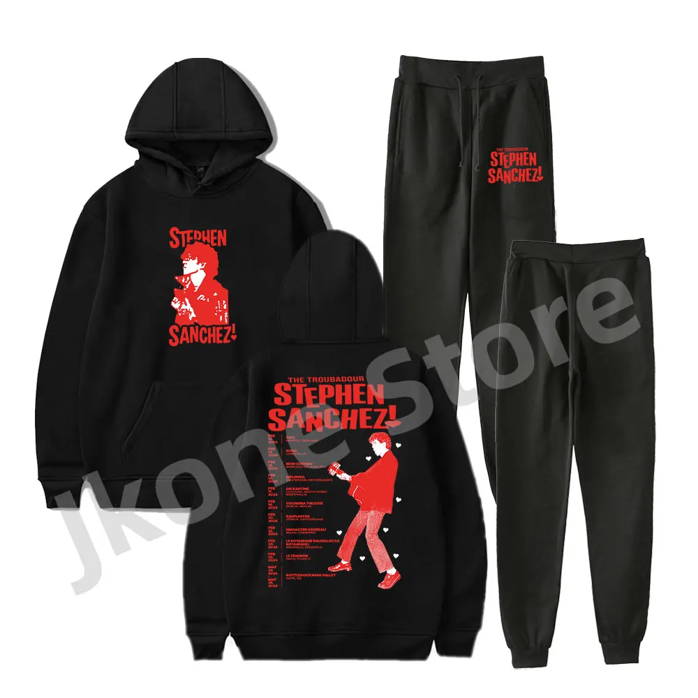 

Stephen Sanchez 2024 Tour Hoodies Set Angel Face Album Merch Winter Women/Men Fashion Casual Streetwear