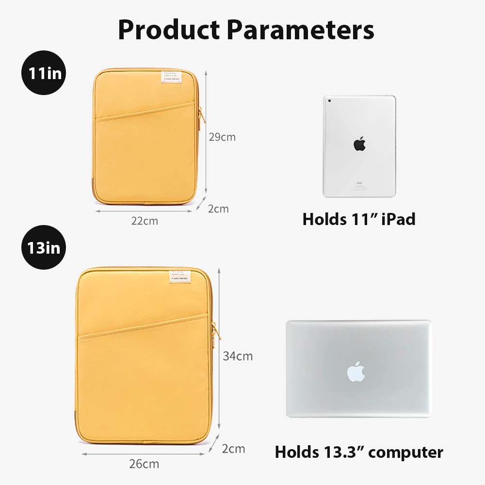 Waterproof Tablet Handbag For Ipad Mini5 6 Air4 5 Pro11 Dust-Proof Ipad Case For Xiaomi Lenovo Samsung Huawei Tablet Accessories