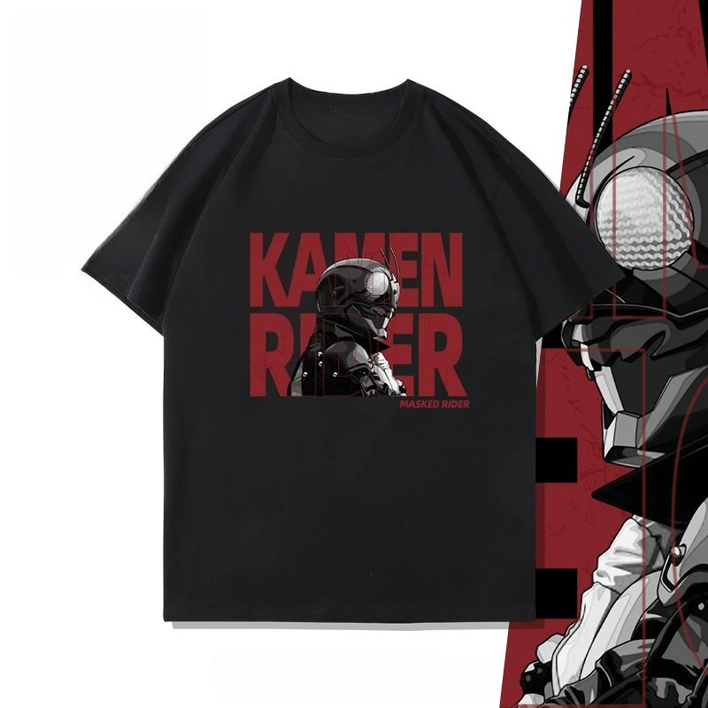 Fashion Design - Mask Knight Collaboration T-Shirt - Anime Peripheral - Japanese Style - 2D - Men's and Women's T-Shirts