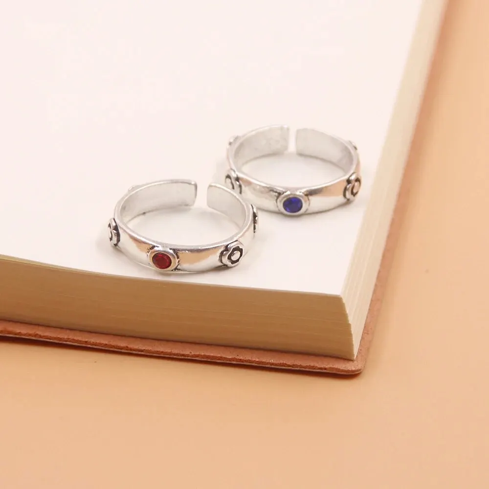 Anime Moving Castle Howl Sophie Ring Metal Opening Cosplay Adjustable Couple Rings For Men Women Props Jewelry Gift wholesale