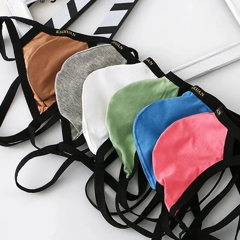 

Мужские хлопковые стринги, нижнее белье, дышащие трикотажные стринги, сексуальные регулируемые поддерживающие S XL