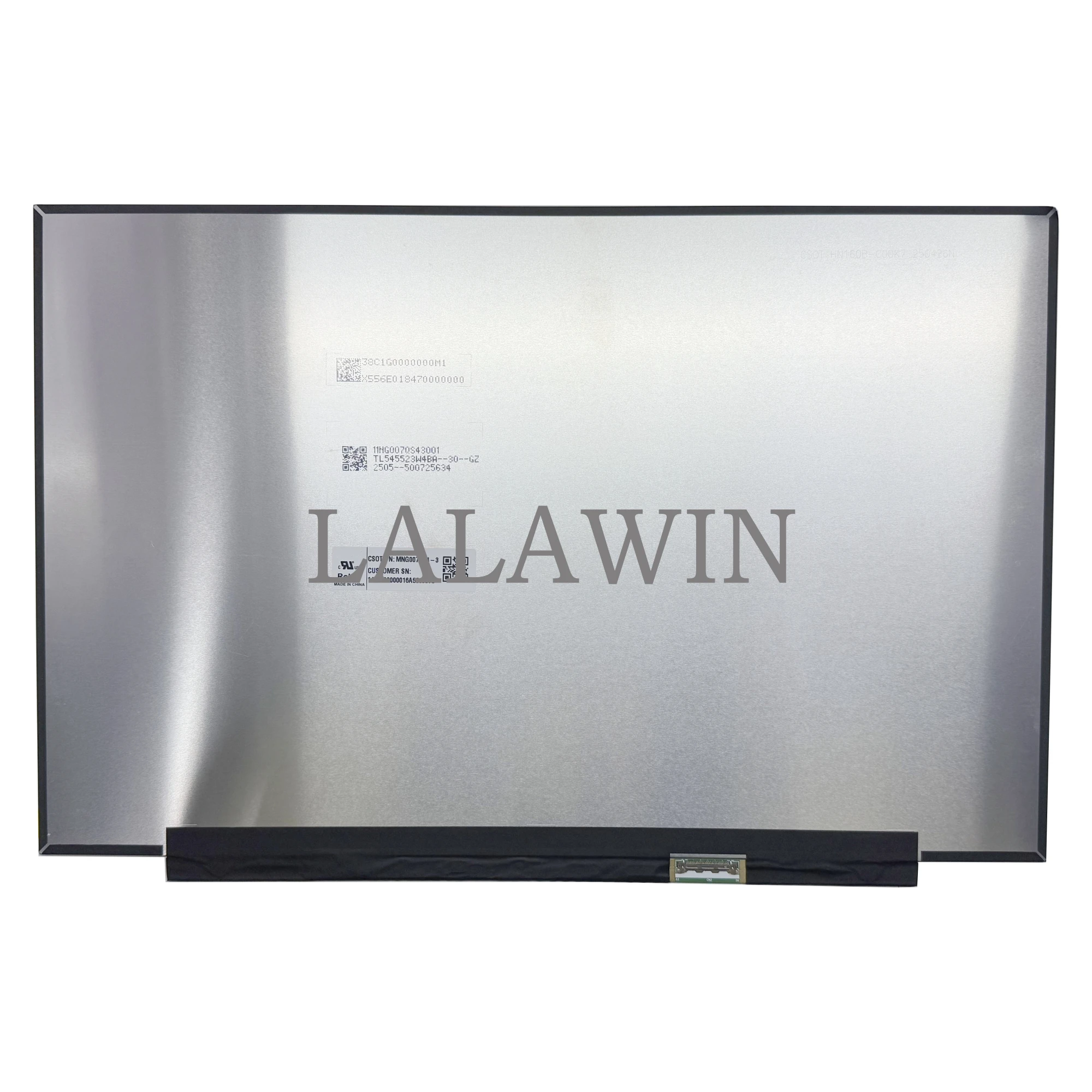 MNG007QS4-3 IPS Laptop LCD screen 1920x1200 30 pins 16.0'' Original Display Replacement Panel Matrix