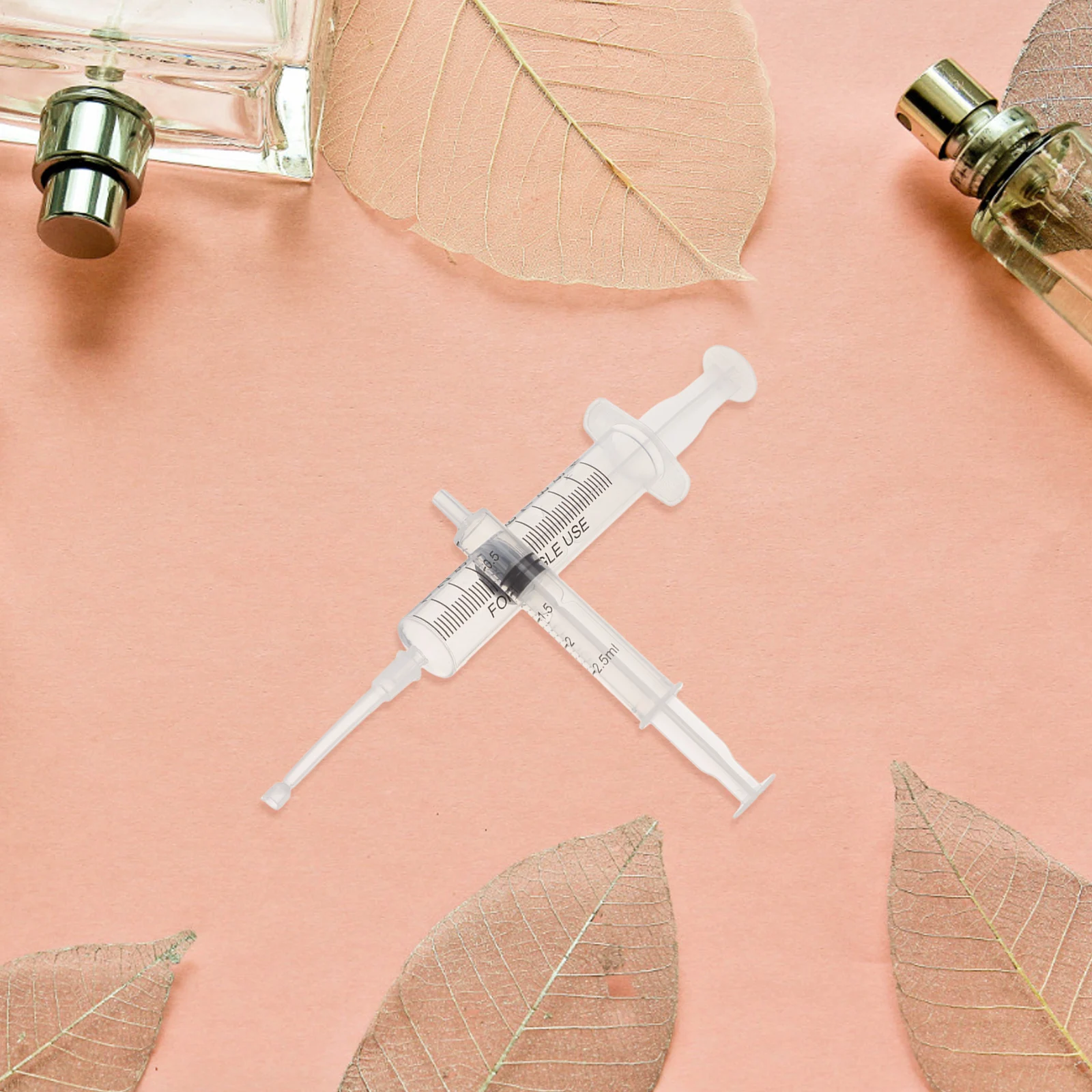 

10pcs Perfume 25ml Long Tip 10ml Short Transferring Liquids Syringe Tip Sealed Syringe Travel Size Transferring Tool For Liquids