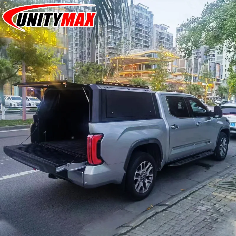 

Подходит для оптовой продажи Toyota Tundra 2022 + задняя крышка пикапа из закаленного стекла, высокий навес для пикапа