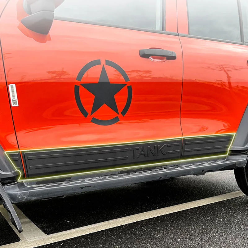 For Great Wall Tank 300 Door Anti-collision Guard Board Body Decoration Board Off-road Special Parts Modification Accessories