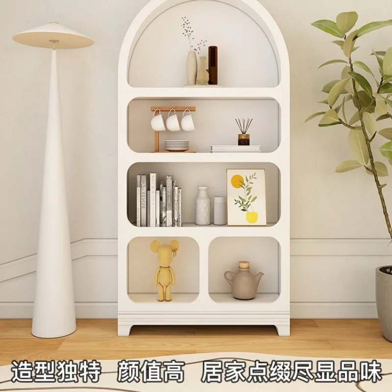 Art Design Estante arqueada Armário de armazenamento Sala de estar moderna