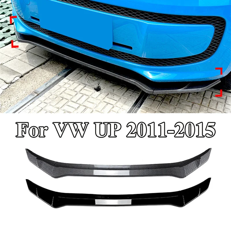 

For VW UP 2011 - 2015 lower Car Front Bumper Spoiler Lip Lower Splitter Spoiler Diffuser Deflector Guard Cover 2014 2013 2012