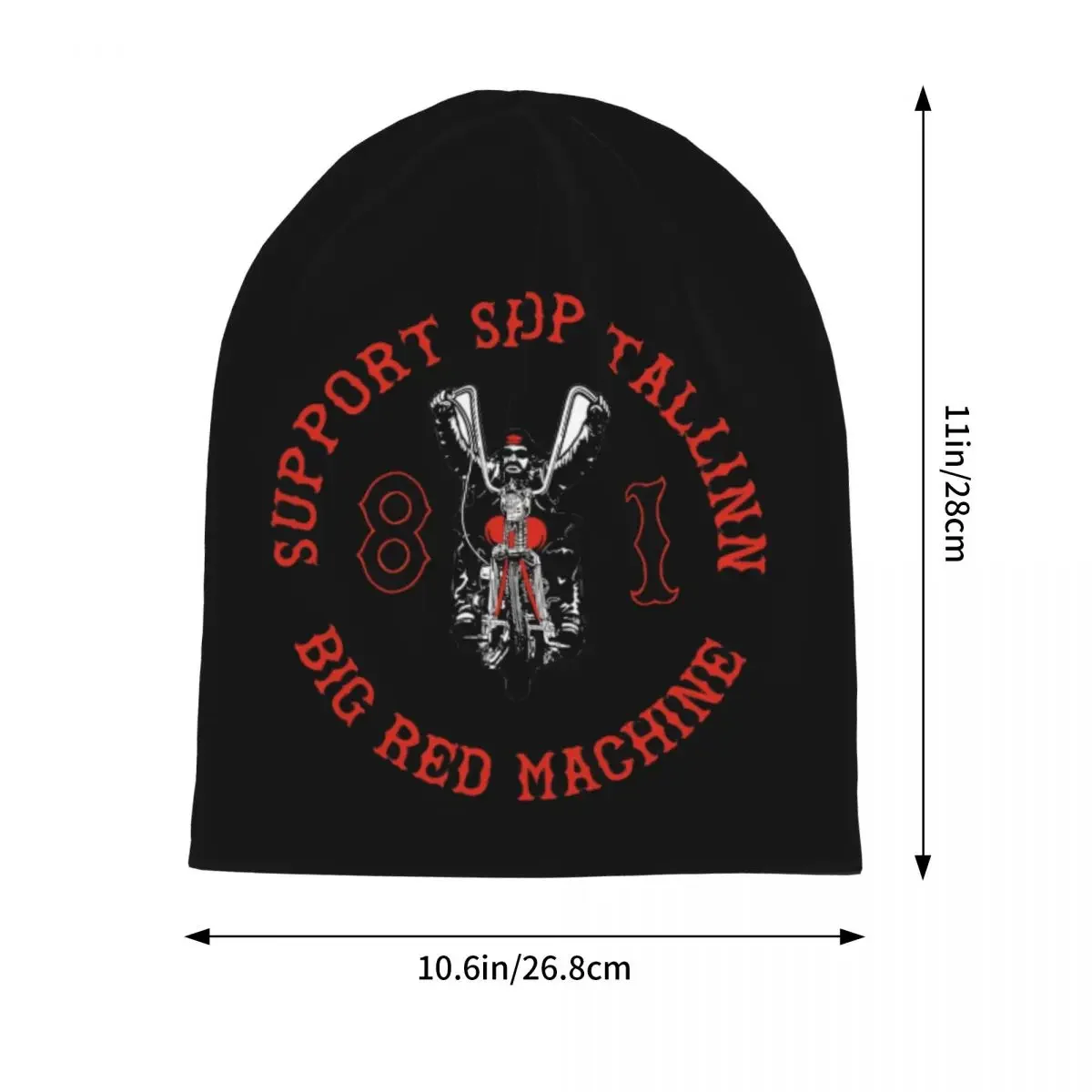 HA Support 81 Bonnet Hat Autumn Winter Street Skullies Beanies Hats Motorcycle Club Brotherhood Unisex Warm Multifunction Caps