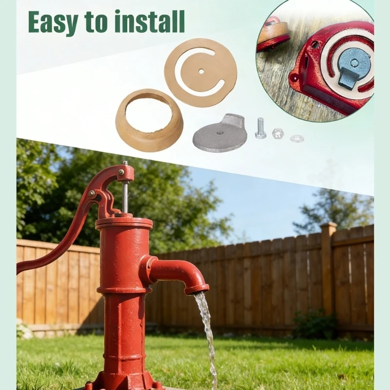 Y6GD Complete Hand Well With Anti Backflow Valves And Leather Part For Installation