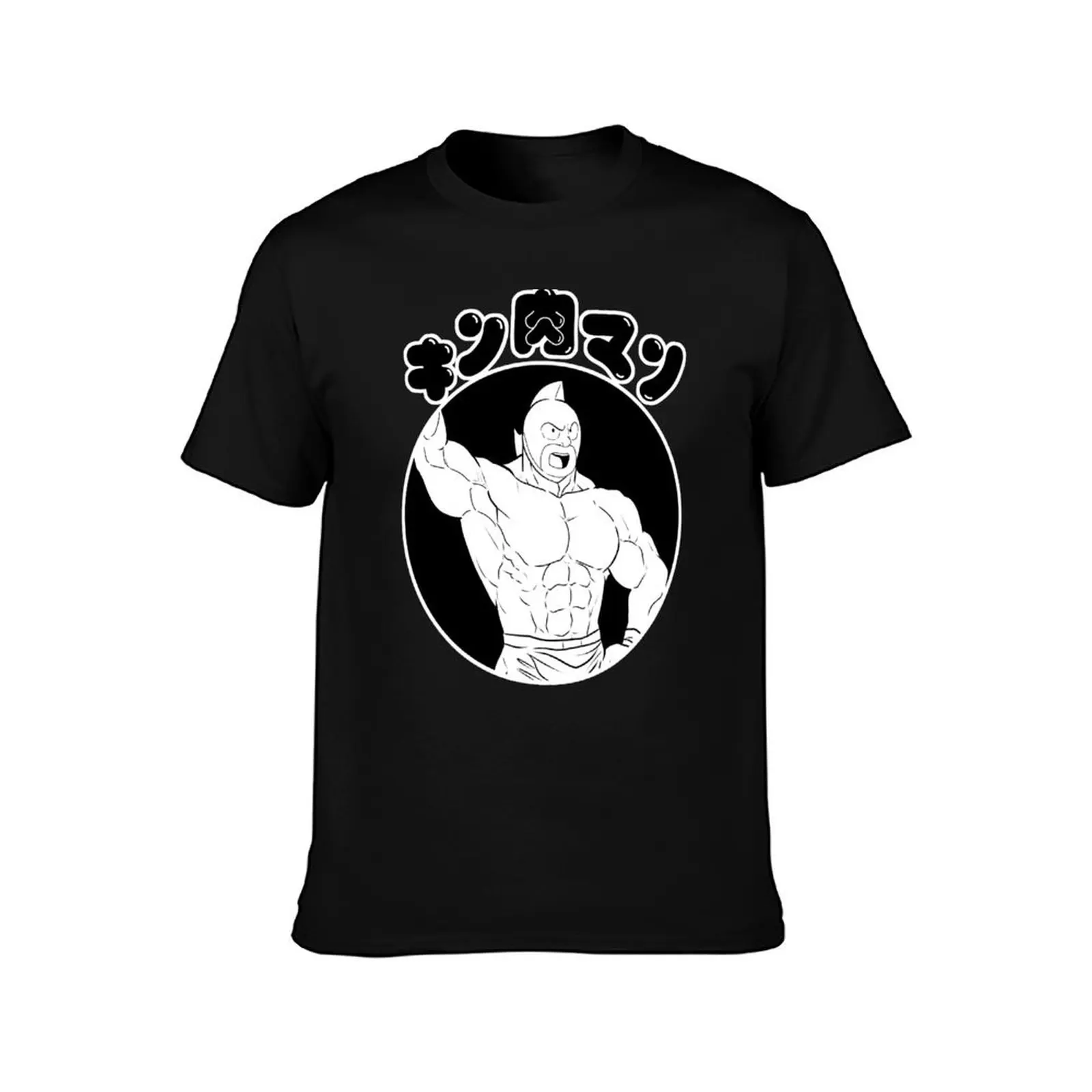 KINNIKUMAN T-Shirt Summer Casual Cotton Tee Oversized Streetwear Tops Vintage Graphic Print Loose Fit Short Sleeve