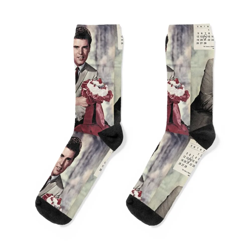 

RICKY NELSON Valentine's Day 1961 Socks Wholesale custom ankle sports stockings Socks Men's Women's