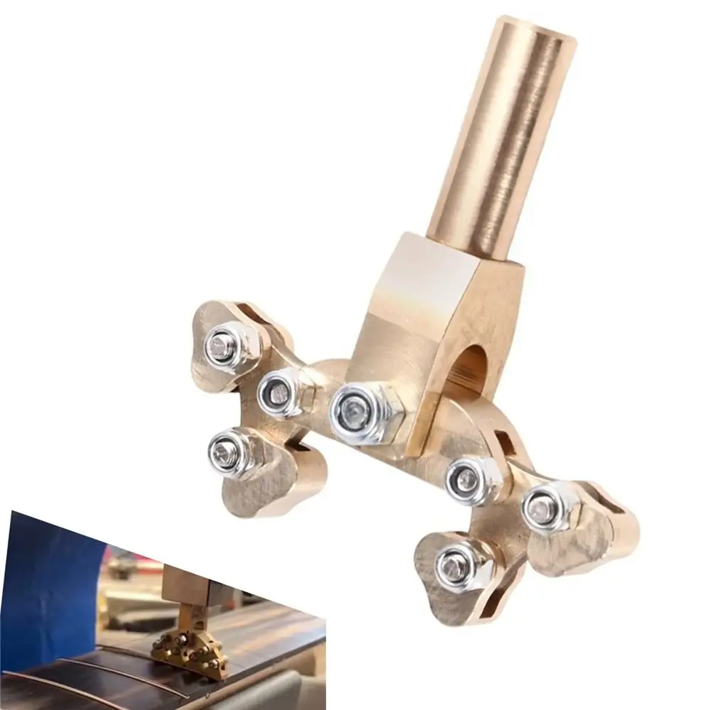 

Rustproof Guitar Fractal Fret Press Tool Lightweight Brass Guitar Fractal Pusher Guitar Thread Installation Tool