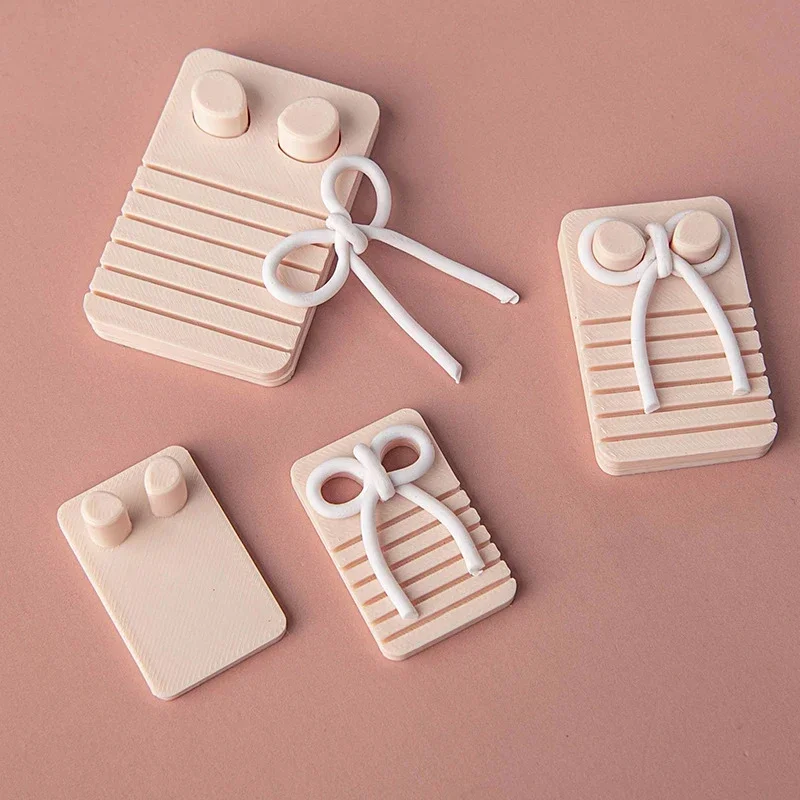 4/5/6CM Arco Stampo In Argilla Morbida Arring Ciondolo Strumenti di Creazione FAI DA TE Linea di Argilla Arco Aiutante Fatto A Mano Arco Shaper Kit di Argilla Polimerica accessori